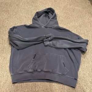 Abercrombie and fitch essential hoodie washed purple/grey size medium